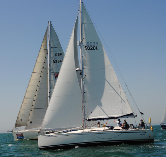 Bavaria Match Sailing Yacht Folding Propellor - Solent Boat Training